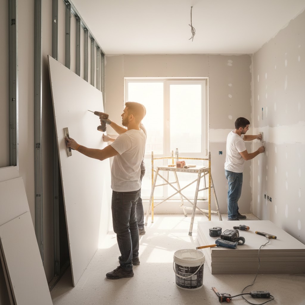 Trabajos en paredes y durlock